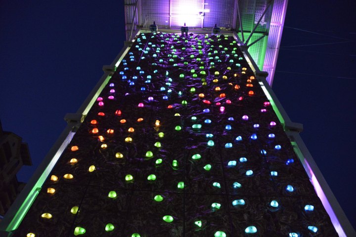 a close up of a light