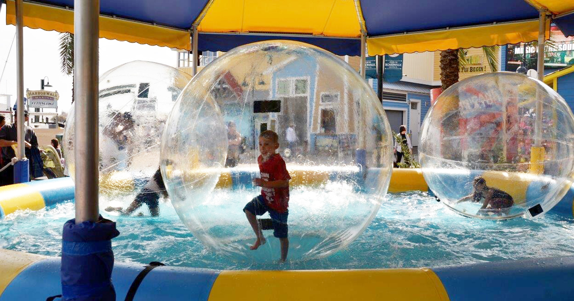 Aqua Spheres in Destin, FL - HarborWalk Adventures